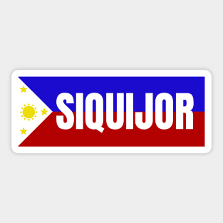 Province of Siquijor in Philippines Flag Sticker